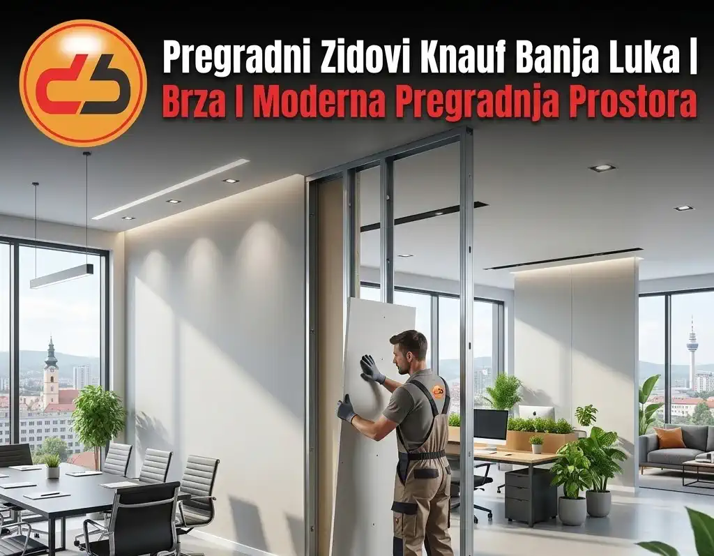 Izrada Knauf pregradnog zida Banja Luka sa izolacijom