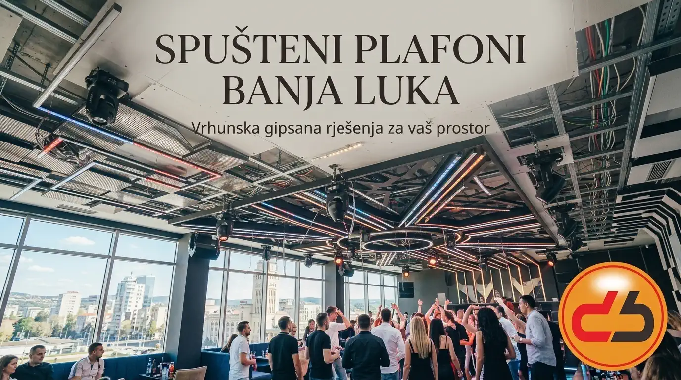 Spušteni plafoni Banja Luka – profesionalna izrada Damjan SMD